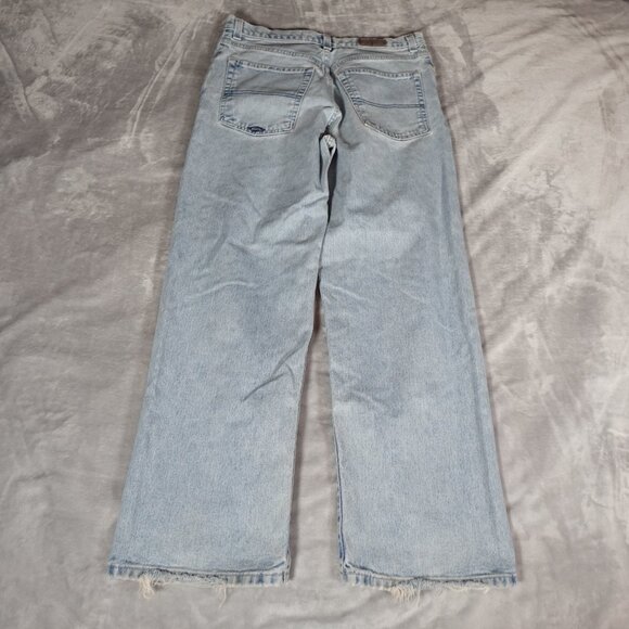 Vintage Quiksilver Wide Leg Denim Jeans Mens 36 (Fits 34x31) Skater Baggy Y2K - Picture 12 of 16